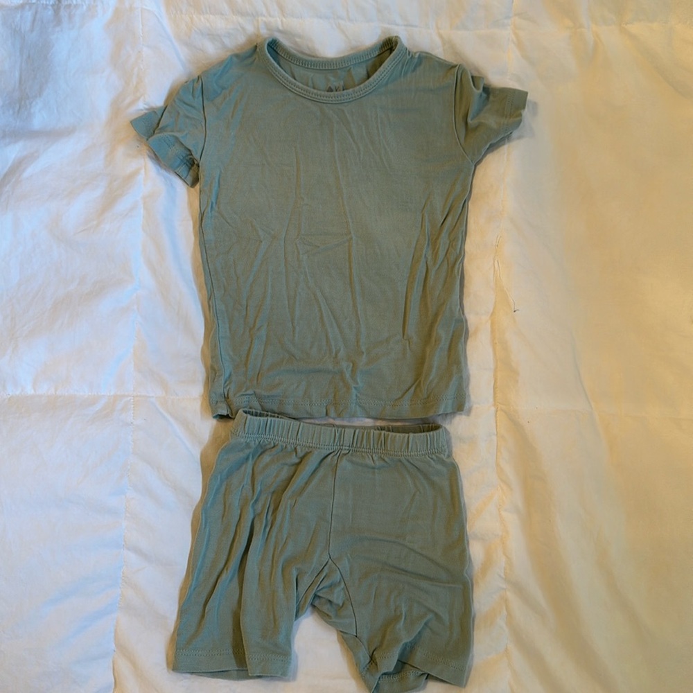 Kyte Baby short pj - 18m-24m - Sea Mist